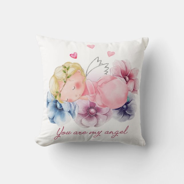Coussin Tu Es Mon Ange (Recto)