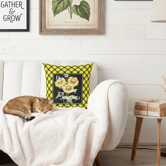 Coussin Tu es mon soleil