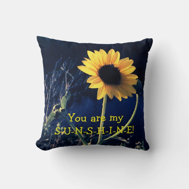 Coussin Tu es mon Soleil ! (Recto)
