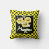 Coussin Tu es mon soleil (Recto)