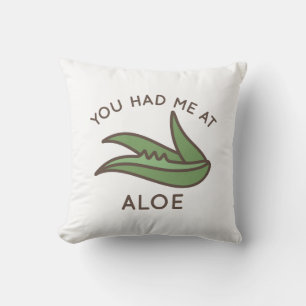 Coussin Tu M'As Eu À Aloe