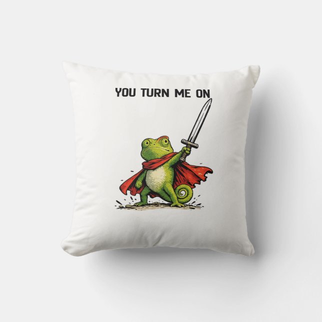 Coussin Tu m'excites (Recto)