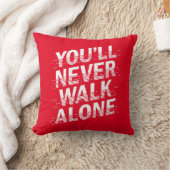 Coussin Tu ne marcheras jamais seul (Couverture)