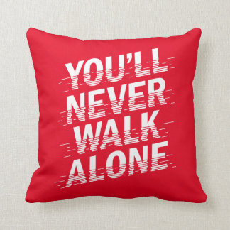 Coussin Tu ne marcheras jamais seul