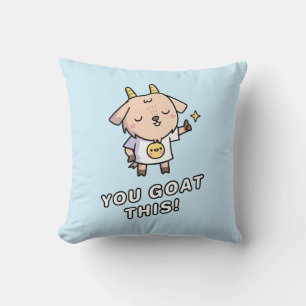 Coussin Tu y Vas, Décoration de Chambre Motivation Mignonn