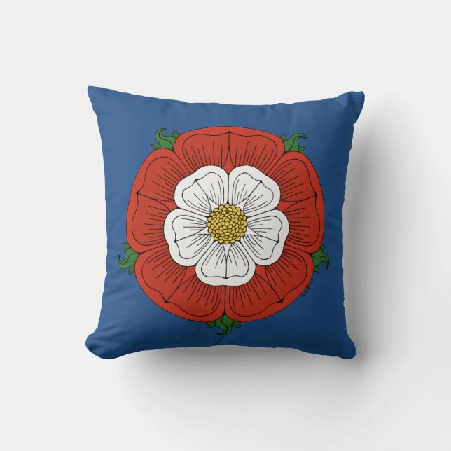 Coussin Tudor Rose (Recto)