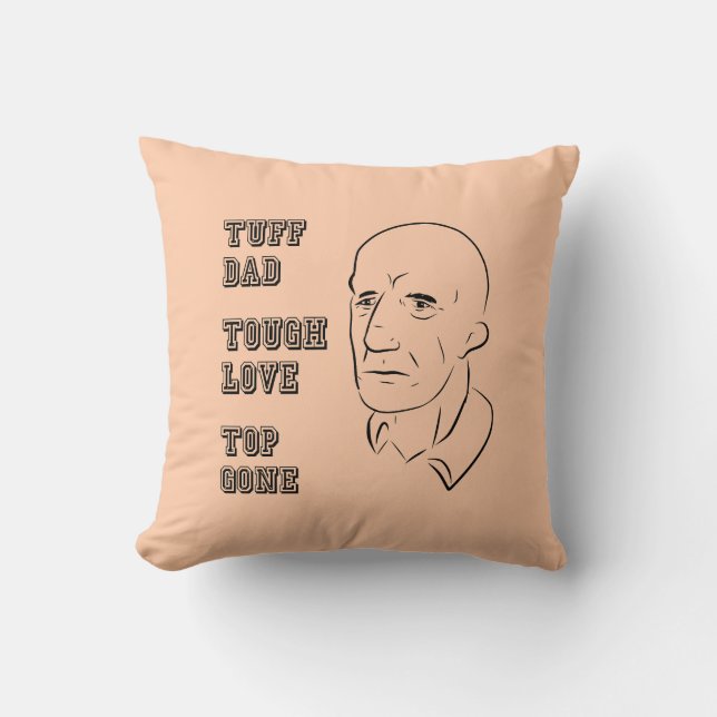 Coussin Tuff Papa, Amour Dur, Top Gone (Recto)