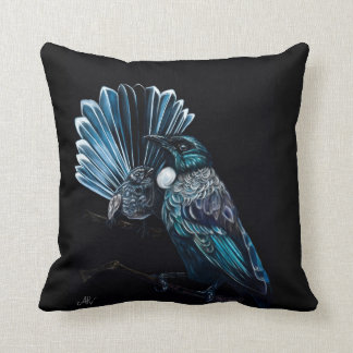 Coussin Tui Et Piwakawaka
