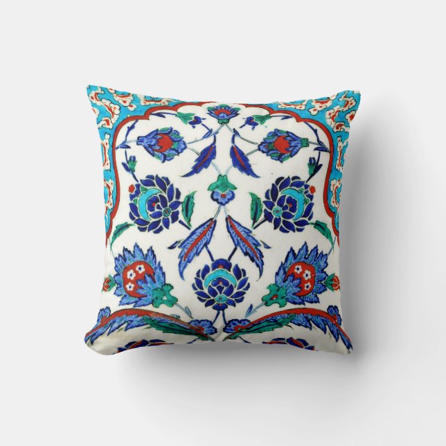 Coussin tuile de iznik (Recto)