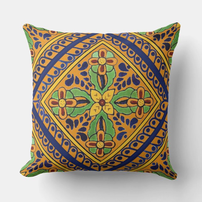 Coussin Tuile de Talavera (Recto)