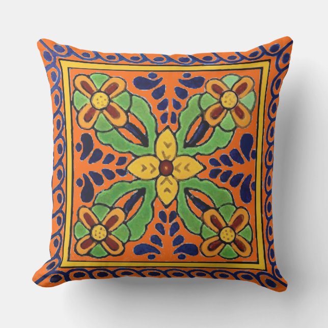 Coussin Tuile de Talavera (Recto)