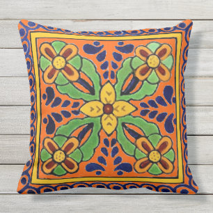 Coussin Tuile de Talavera
