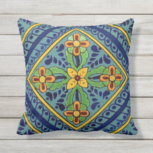 Coussin Tuile de Talavera