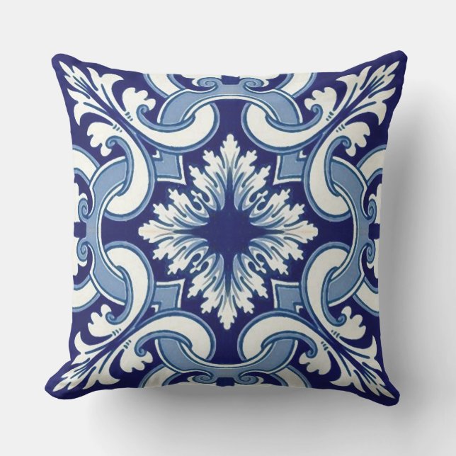 Coussin Tuile portugaise (Recto)
