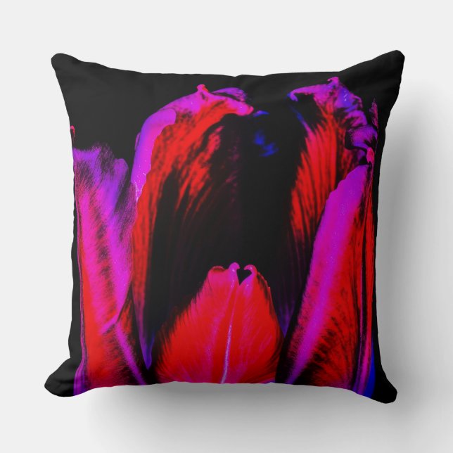 Coussin Tulipe de Neon Glow (Recto)