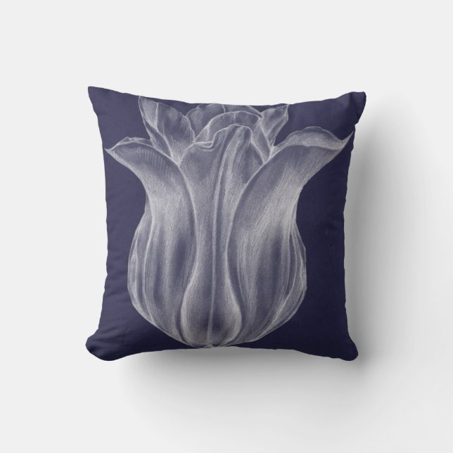 Coussin Tulipe monochrome III (Recto)