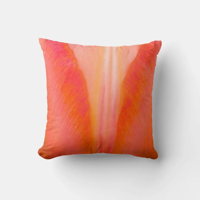Coussin Tulipe orange (Recto)