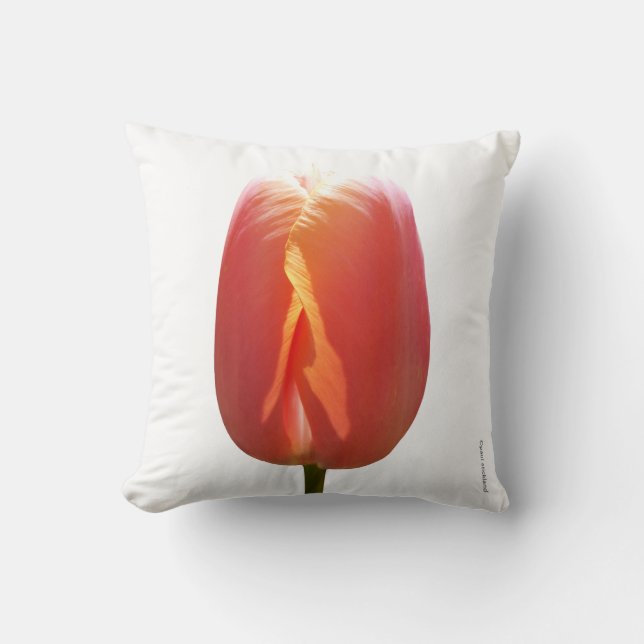 Coussin Tulipe rouge (Recto)
