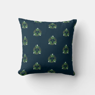 Coussin Tulipe verte