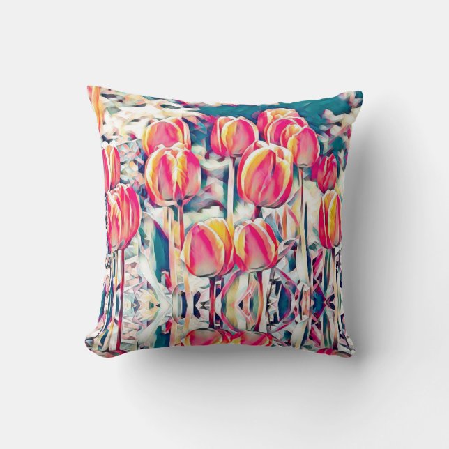 Coussin Tulipes (Recto)