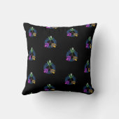 Coussin Tulipes colorées (Verso)