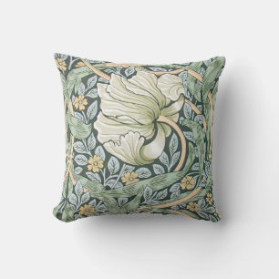 Coussin Tulipes Pimpernel Art Botanique de William Morris