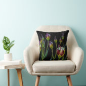 Coussin Tulipes pourpres éthérées (Chaise)