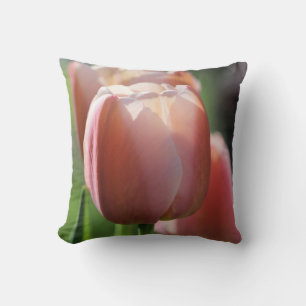 Coussin Tulipes roses