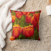 Coussin Tulipes rouges impression photographique. aimant (Couverture)