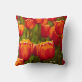 Coussin Tulipes rouges impression photographique. aimant (Verso)