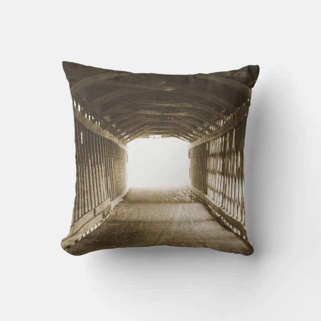 Coussin Tunnel de lumière (Recto)