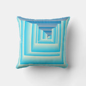 Coussin Tunnel de vanille bleu glacier (Verso)