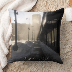 Coussin Tunnel de vent enneigé du centre-ville classique
