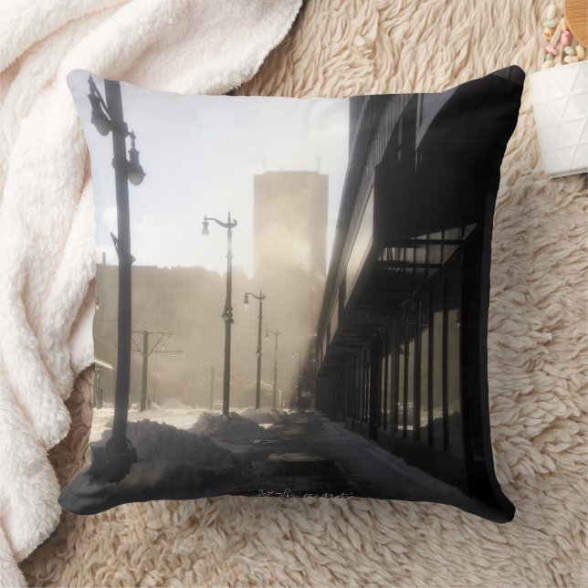 Coussin Tunnel éolien classique du centre-ville de Snowy (Couverture)