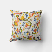 COUSSIN TURBILLONS FLORAUX DE LA RENAISSANCE FLORENTINE,FL (Verso)