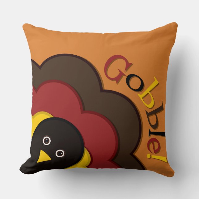 Coussin Turc caché de Thanksgiving (Recto)