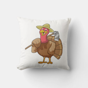 Coussin Turkey as Farmer