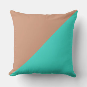Coussin Turquoise & Antique laiton Arrière - plan couleur