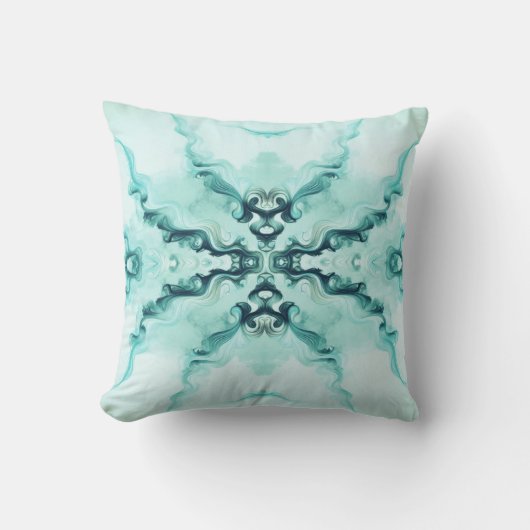 Coussin Turquoise Harmony – Artistic Duvet Cover (Recto)