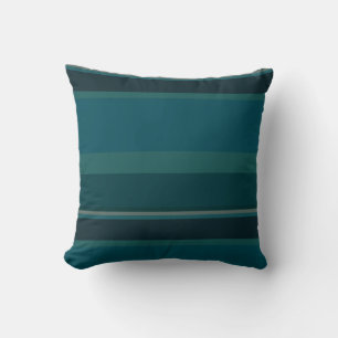 Coussin Turquoises bandes