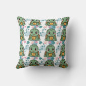 Coussin Turtle Cute Kawaii (Verso)