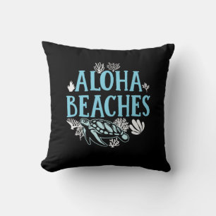 Coussin Turtle Lover   Plages Aloha