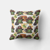 Coussin Turtle Pirate Money (Verso)