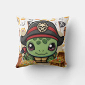 Coussin Turtle Pirate Money (Verso)