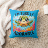 Coussin "Turtley Adorable" (Couverture)