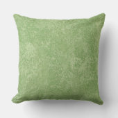 Coussin Tuscan Marmorino Green Throw Pillows (Recto)