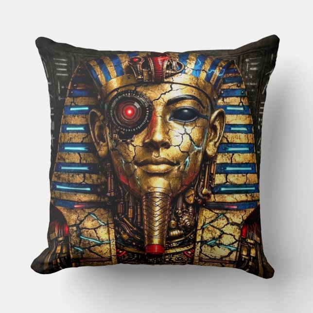 Coussin Tutankhamun 2.0: The Cyber King (Recto)