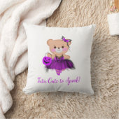 Coussin Tutu Cute to Spook ! Sorcière Ours Teddy Ballerina (Couverture)