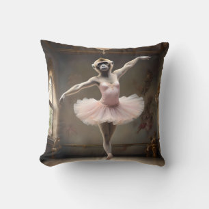 Coussin "Tutu-rific ! La Pirouette gracieuse de Gibbon"