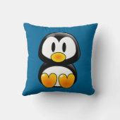 coussin tux de pingouin pour bébé (Verso)